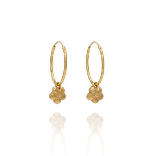 Gold Forget Me Not Earrings