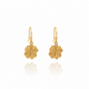 Gold Four Leaf Clover Earrings