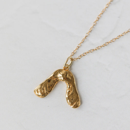 Gold Baby Sycamore Necklace