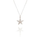 Silver Starfish Necklace