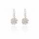 Silver Four Leaf Clover Earrings