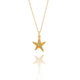 Gold Starfish Necklace