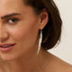 Silver Willow Leaf Earrings