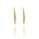 Gold Rosemary Leaf Earrings