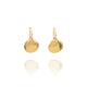 Gold Venus Clam Shell Earrings