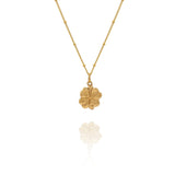 Gold Four Leaf Clover Necklace