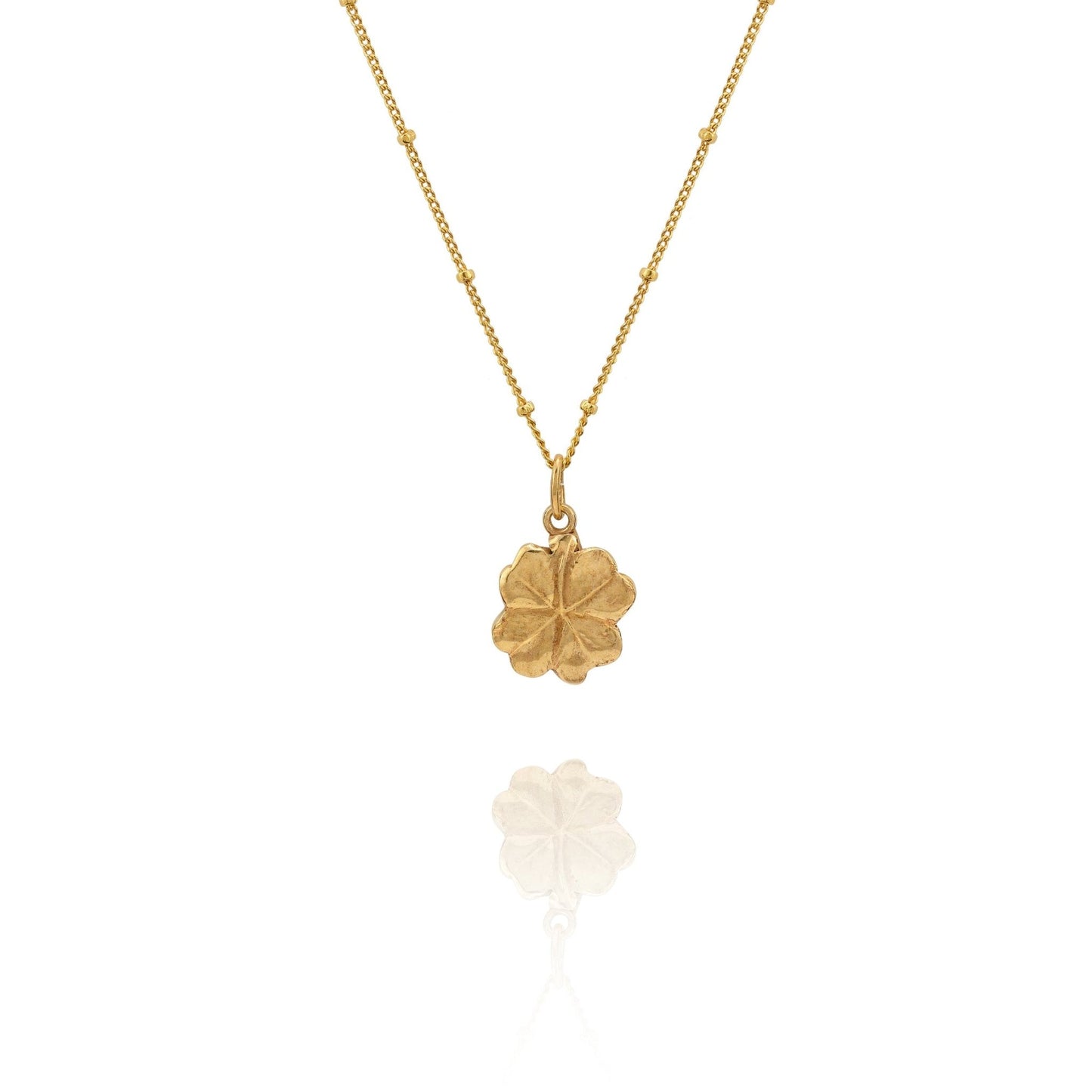 Gold Four Leaf Clover Necklace