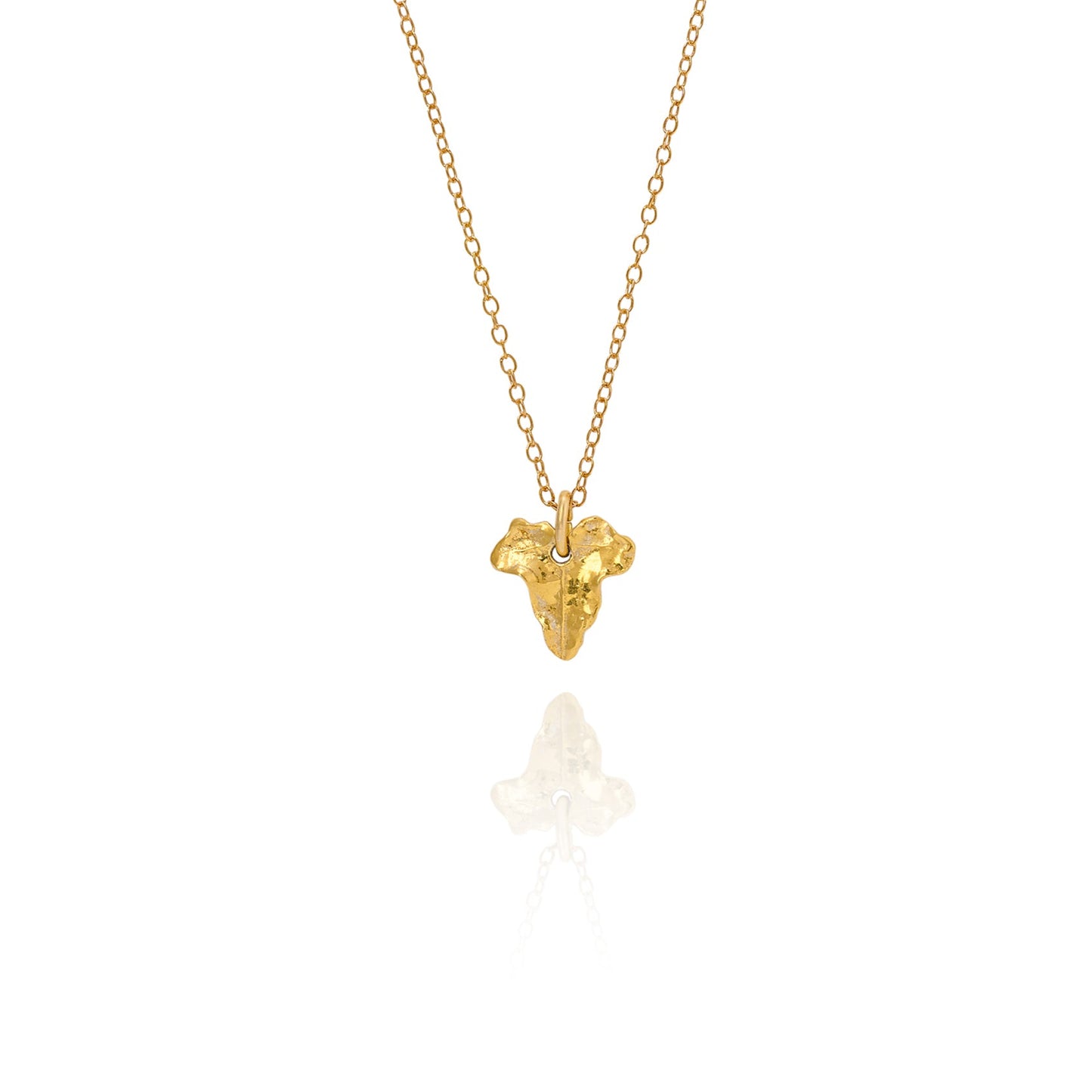 Gold Dainty Ivy Leaf Necklace