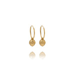 Handmade gold baby acorn earrings - Iris & Lolli