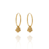 Gold Forget Me Not Earrings