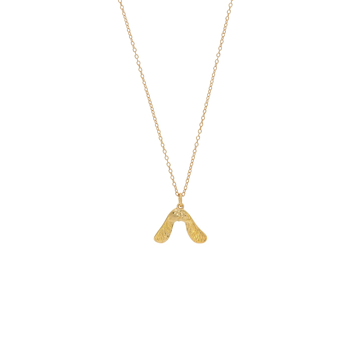 Gold Baby Sycamore Necklace