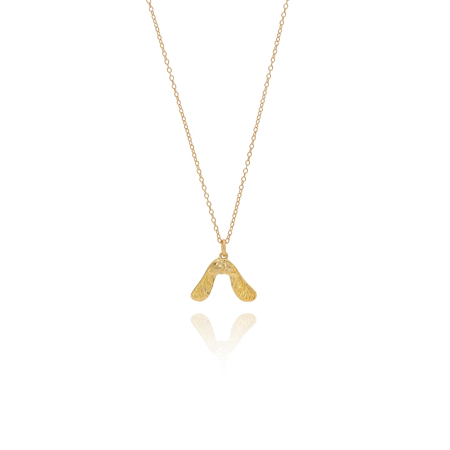 Gold Baby Sycamore Necklace