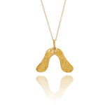 Handmade Gold Sycamore Necklace - Iris & Lolli