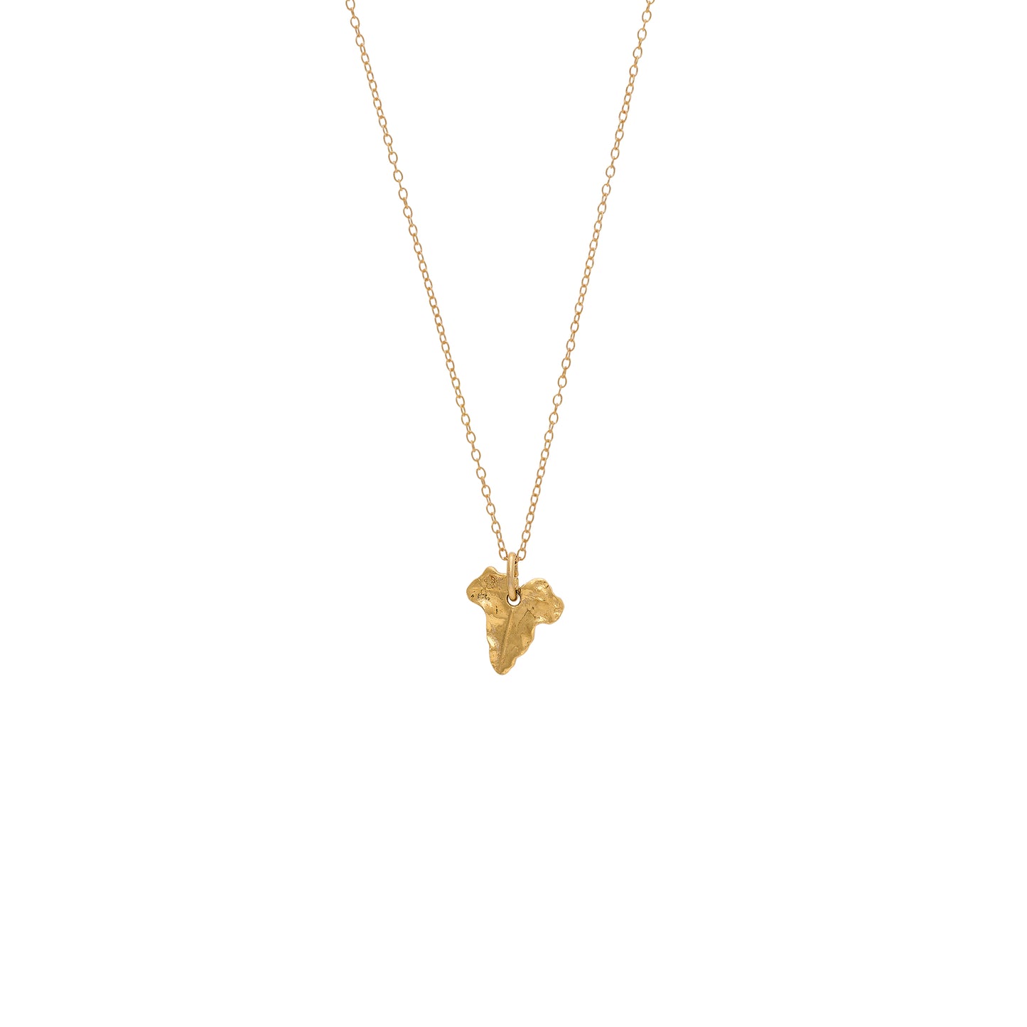 Gold Dainty Ivy Leaf Necklace