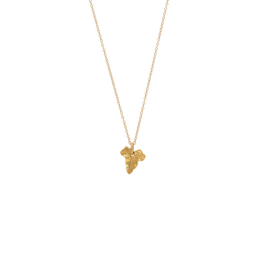 Gold Dainty Ivy Leaf Necklace