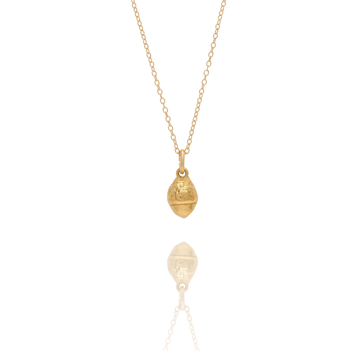 Gold Baby Acorn Necklace