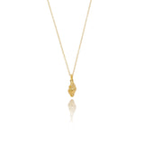 Gold Baby Whelk Shell Earrings & Necklace Set