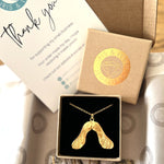 Handmade Gold Sycamore Necklace - Iris & Lolli