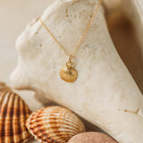 Gold Cockle Shell Necklace
