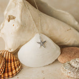 Silver Starfish Necklace