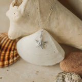 Silver Starfish Necklace