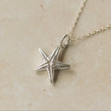 Silver Starfish Necklace