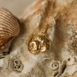 Gold Periwinkle Shell Necklace