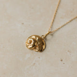 Gold Periwinkle Shell Necklace