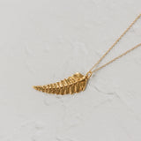 Gold Fern Leaf Necklace