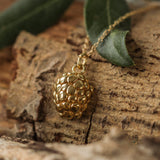 Gold Blackberry Necklace