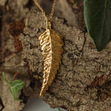 Gold Fern Leaf Necklace