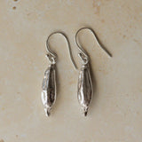 Silver Welsh Poppy Earrings