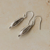 Silver Welsh Poppy Earrings