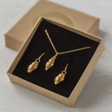 Gold Dainty Shell Earrings