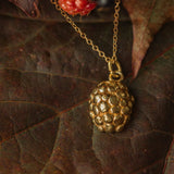 Gold Blackberry Necklace