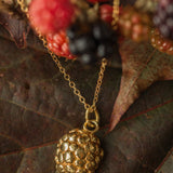 Gold Blackberry Necklace