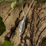 Silver Welsh Poppy Necklace