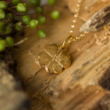 Gold Four Leaf Clover Necklace