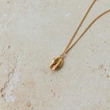 Gold Cowrie Shell Necklace