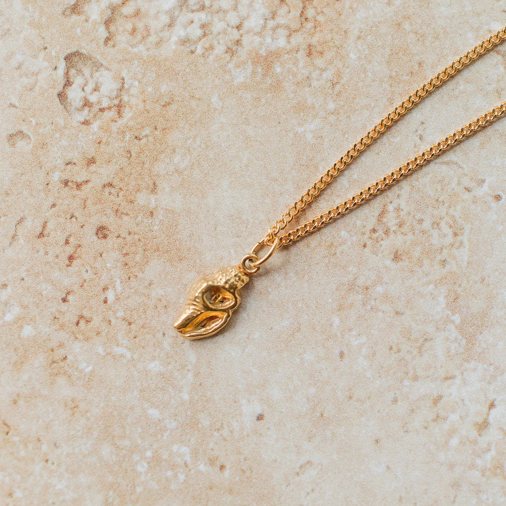 Gold Dinky Shell Necklace