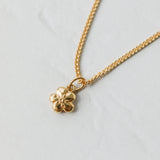 Gold Baby Forget Me Not Earrings & Necklace Set