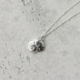 Handmade silver periwinkle shell necklace - Iris & Lolli