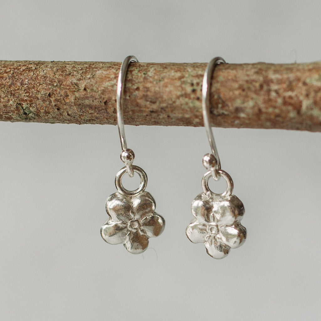 Silver Forget Me Not Earrings
