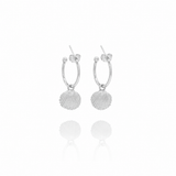 Silver Cockle Shell Earrings