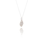 Handmade Silver Dainty Shell Necklace - Iris & Lolli