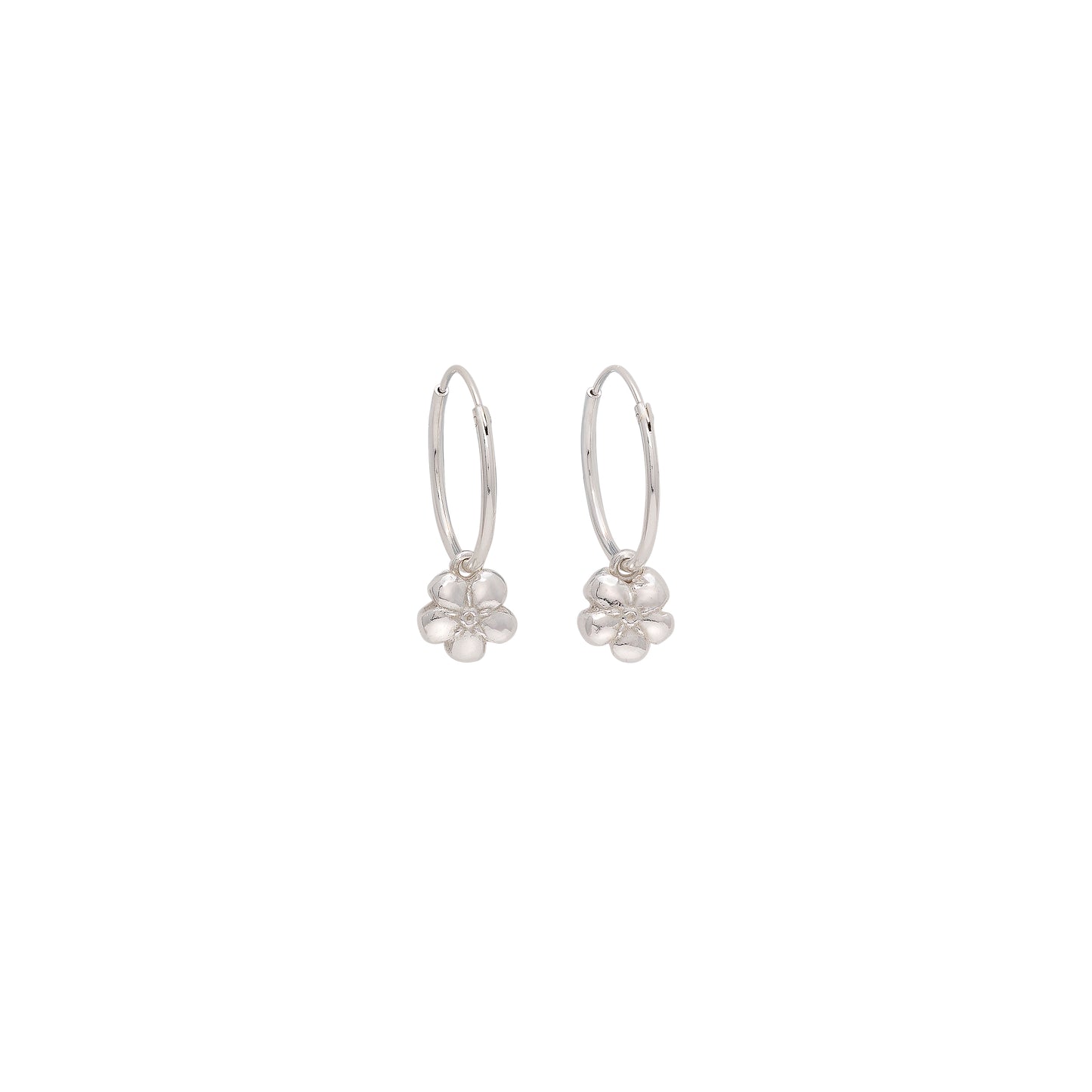 Silver Forget Me Not Earrings