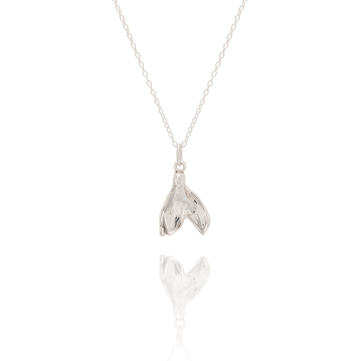 Silver Snowdrop Necklace 2