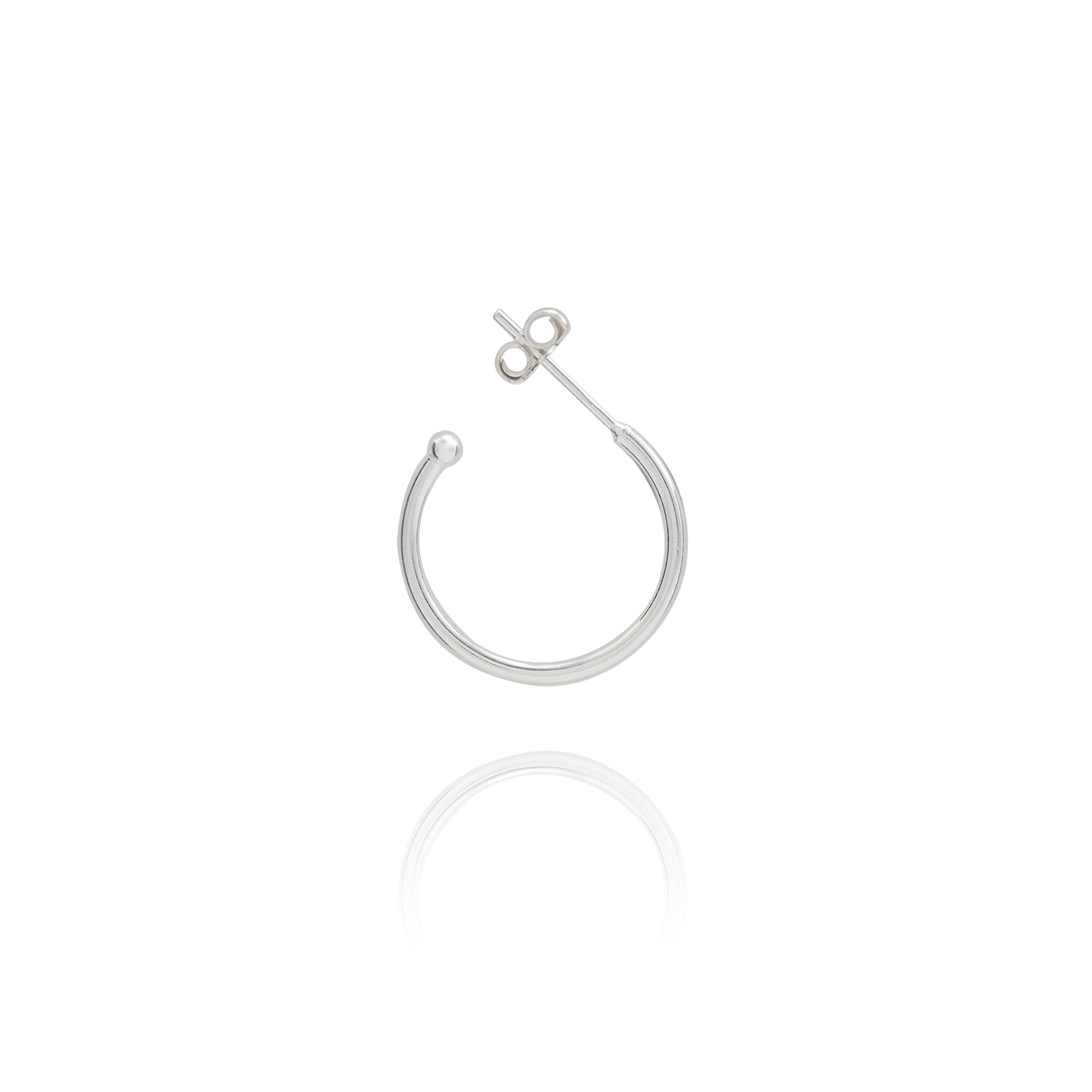 Silver Dainty Whelk Shell Earrings