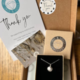 Silver Cockle Shell Necklace