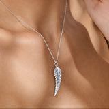Silver Fern Leaf Necklace